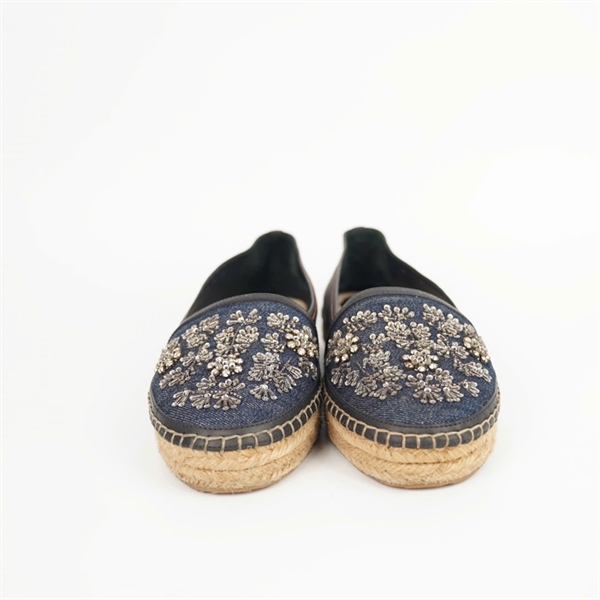 Giày Dior xanh đen đính cườm sz38 +