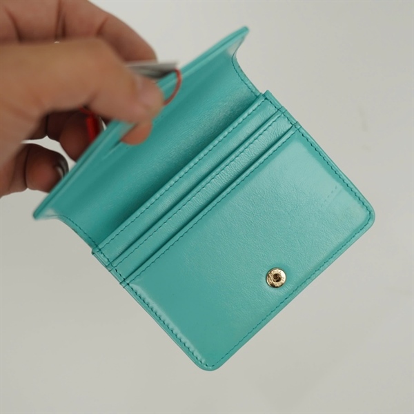 Ví Chanel xanh ngọc 3 strap (AX8GK51G) KG+