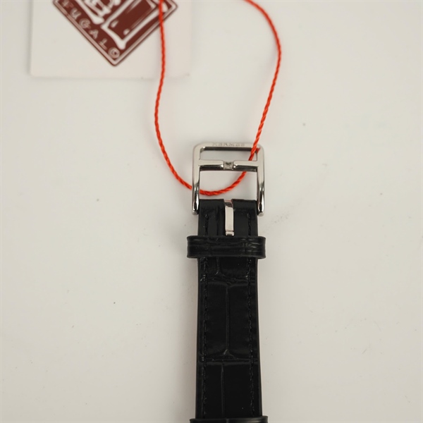 Đồng hồ Hermes quai đen (1158602) (HC) + size 21