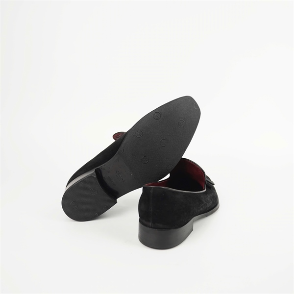 Giày Celine đen nhung đế 3p +