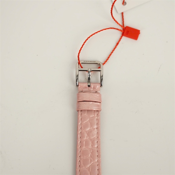 Đồng hồ Hermes quai hồng (2299106) sz20 (HC) +