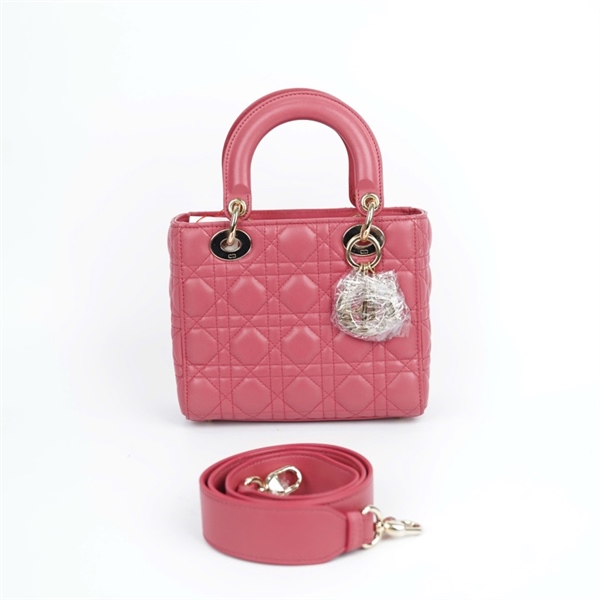 Túi Dior Lady hồng (18- MA- 0149) szS (BMC) KG+
