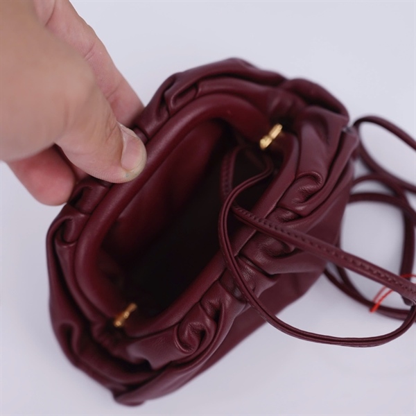 Túi Bottega đỏ sz12 (BMC) KG+