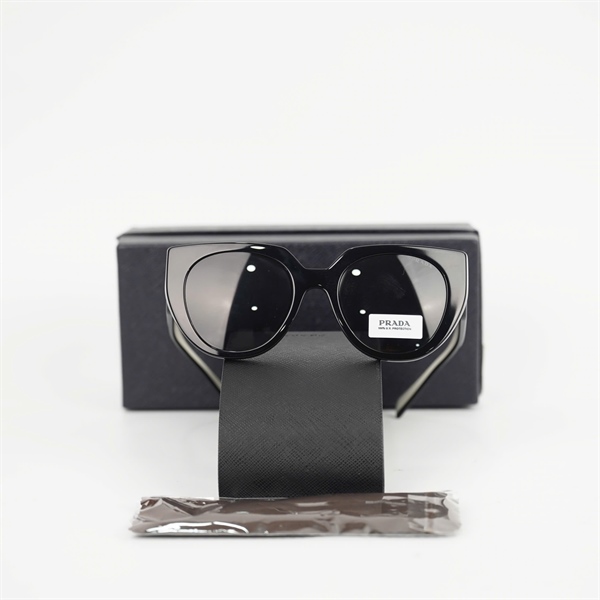 Mắt kính Prada đen gọng trắng đen (PN) +
