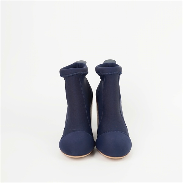 Giày Chloé xanh đế nâu sz38 cao 11p +