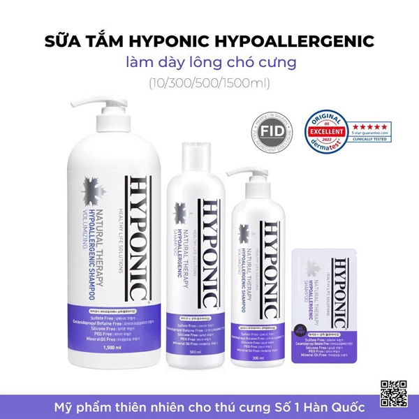 Sữa tắm hyponic trắng tím 500ML