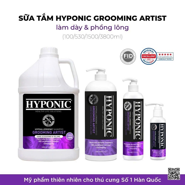 Sữa tắm hyponic đen tím 500ML