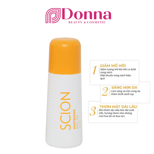 Lăn khử mùi cơ thể Scion Pure White Roll On 75ml