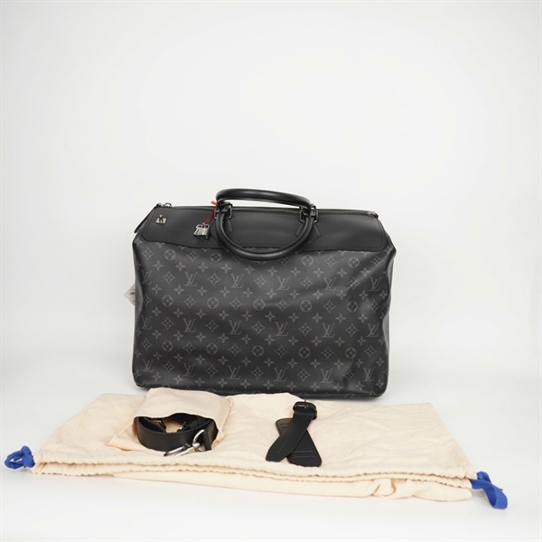 Túi LV du lịch hoa đen kèm ổ + chìa sz43 +