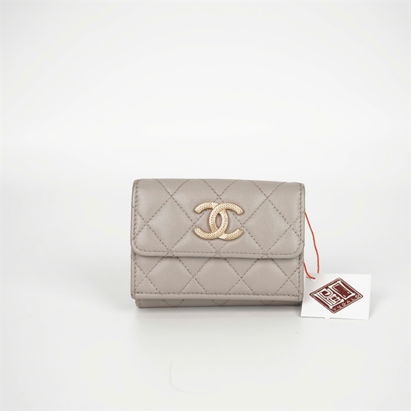 Ví Chanel gập 3 màu xám (G112L2AH) (LTB) KG +