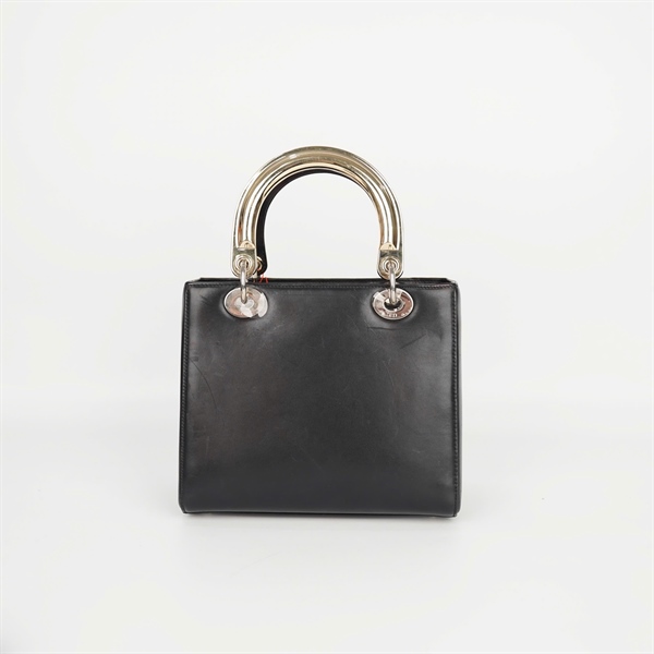 Túi Dior Lady đen thêu chữ khóa kéo (17-BO- 0114) sz24 (LTB) KG +