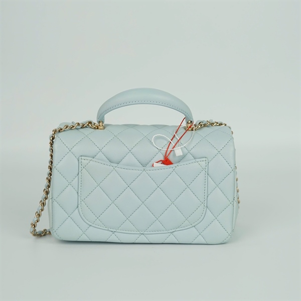 Túi Chanel Coco xanh nhạt sz19 (LTB) KG +