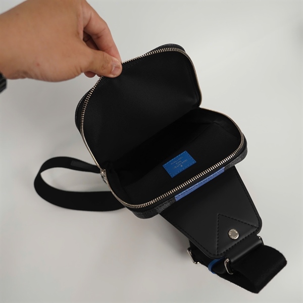 Túi LV đeo chéo ô vuông xanh (MB3220) sz18 +