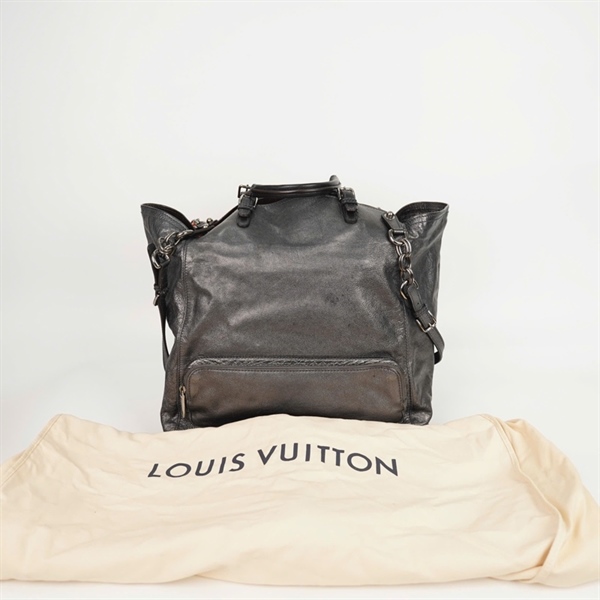 Túi D&G xám lòng da beo sz33 +