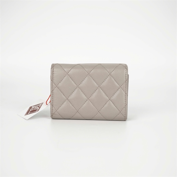 Ví Chanel gập 3 màu xám (G112L2AH) (LTB) KG +