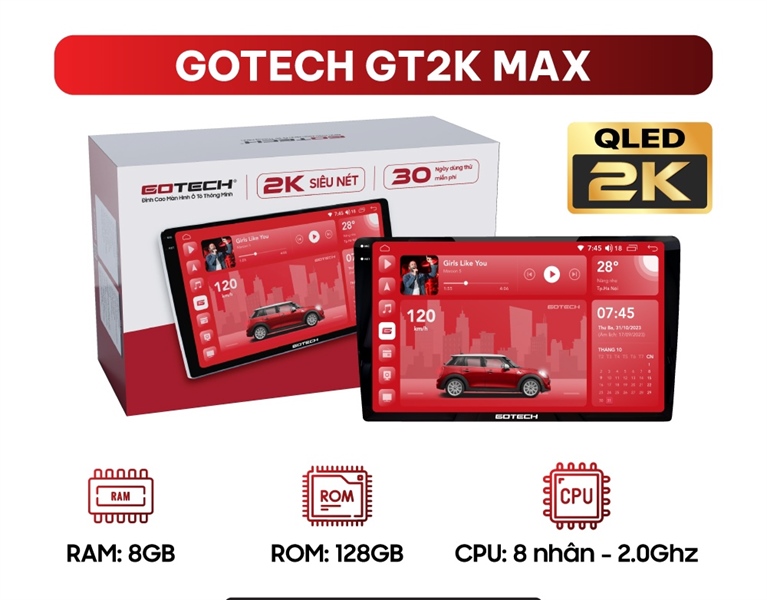 MÀN HÌNH Ô TÔ THÔNG MINH GOTECH GT2K MAX (10)