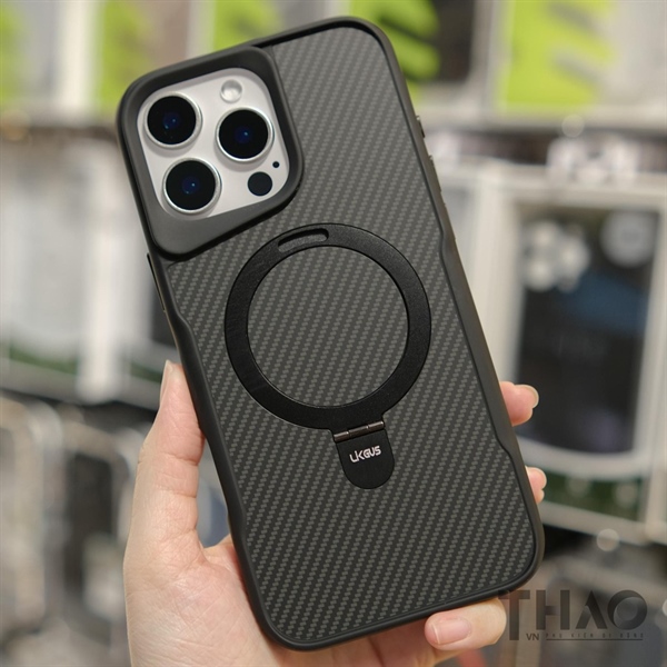 Ốp Likgus vân carbon giá đỡ