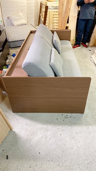 Giường đơn sofa trắng