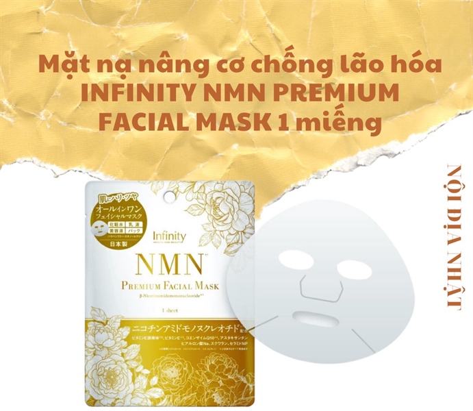 Mặt nạ NMN Premium Cao Cấp Nhật Bản( vàng)