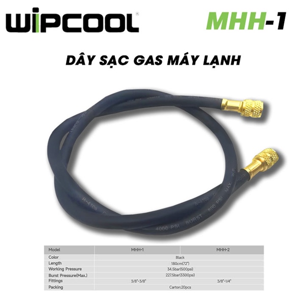 Dây sạc gas WIPCOOL, model MHH-1