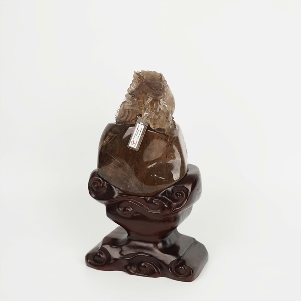 Tác phẩm rồng thạch anh tóc vàng 978544 KG+