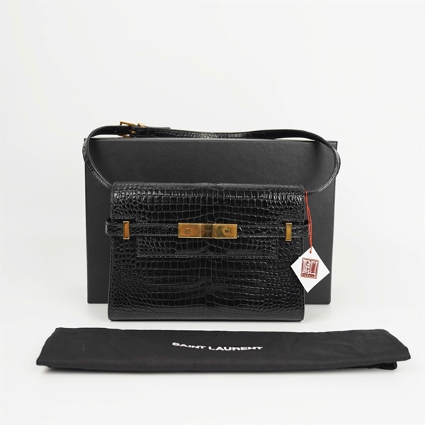 Túi YSL đen da trăn sz24 KG +