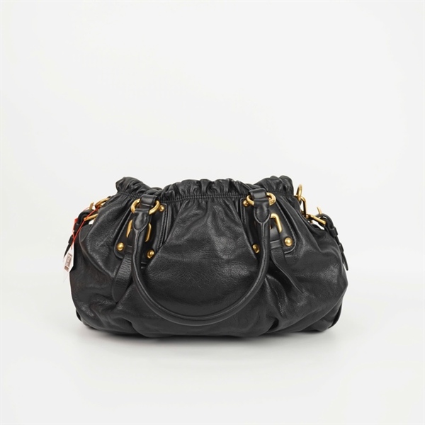 Túi Prada đen bóng sz35 KG +