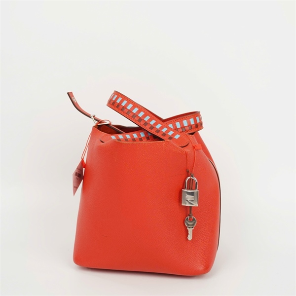 Túi Hermes đỏ ổ+ chìa sz18 (HC) +