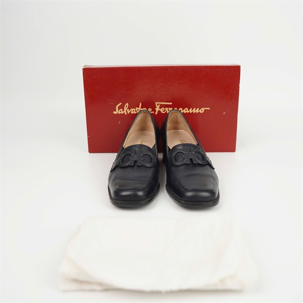 Giày Salvatore đen đế 5p sz7.5 KG +