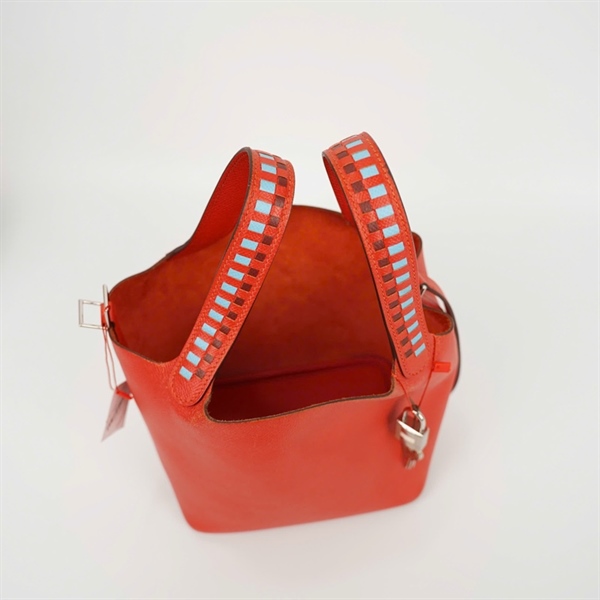 Túi Hermes đỏ ổ+ chìa sz18 (HC) +