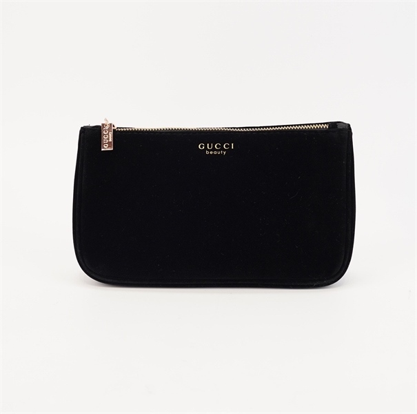 Túi GG đựng mỹ phẩm đen nhung (PN) +