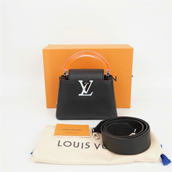 Túi LV Capu đen sz20 (HC) +