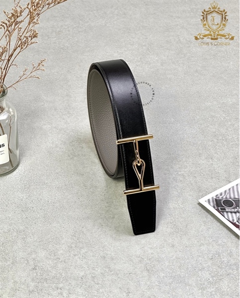 Mặt belt Hermes jumbo light gold 3.8