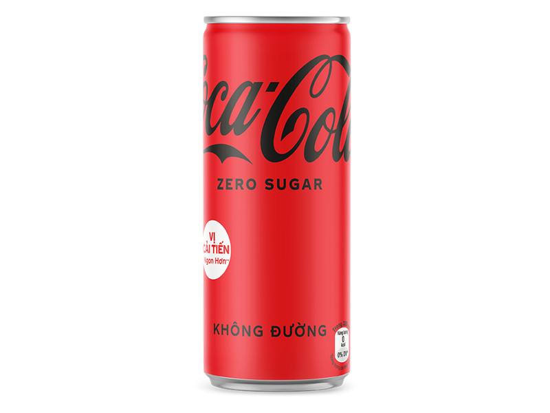 Nước ngọt Coca Cola Zero không đường lon 320ml