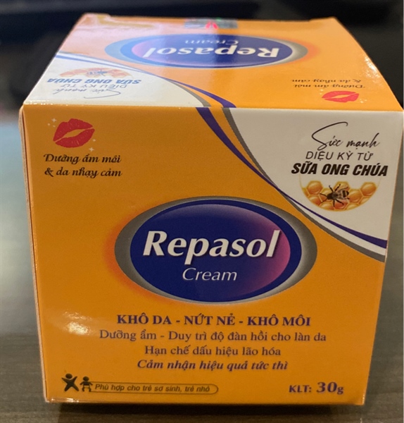 Kem chống nẻ, chống nhăn, trắng da Repasol 30g - Monapharm