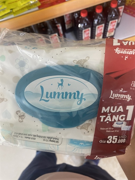 Khăn ướt trẻ em Lummy (90 tờ/g)