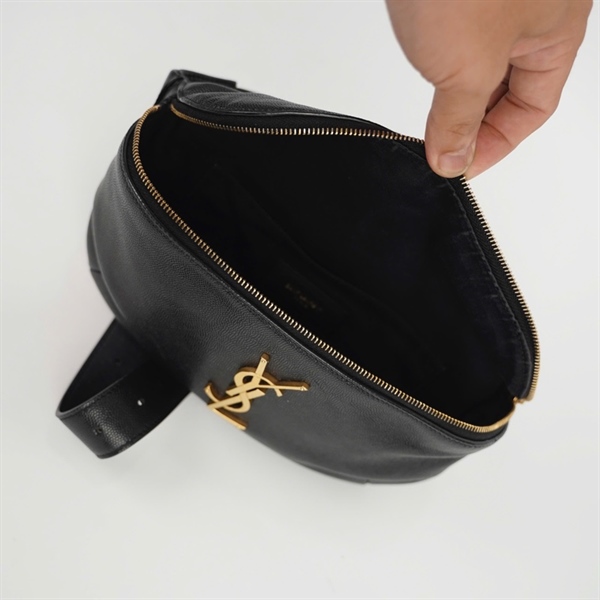 Túi YSL Bumbag đen (37.0119) sz20 KG+