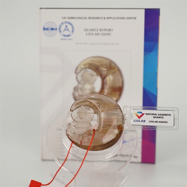 Mặt phật quan âm tóc vàng 326592 KG+