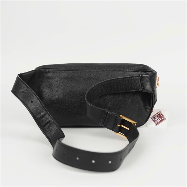 Túi YSL Bumbag đen (37.0119) sz20 KG+