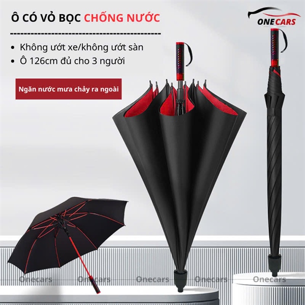 Ô Che Mưa Có Vỏ Rút Ngăn Nước Tràn Ra Xe Ô Tô,Sàn Nhà 8 Nan Khung Bền Bỉ Chống lật Tán Rộng