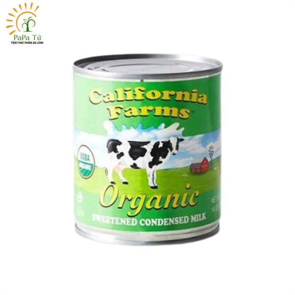 Sữa đặc có đường hữu cơ California Farms 397g