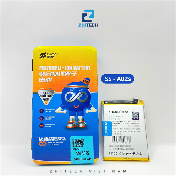 Pin Zhicool DLC SS A02S/A03S / HQ 50S