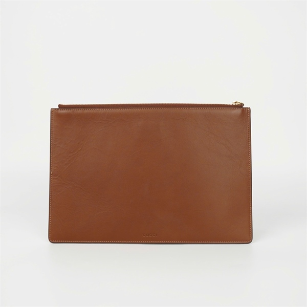 Túi GG Clutch màu xám thêu hình sz30 (0416) KG+