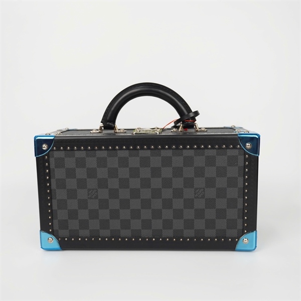 Túi LV cốp đựng đồng hồ ô vuông đen sz36 (AAS49683) KG+