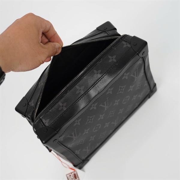 Túi LV Trunk hoa đen có lót form sz24 KG+