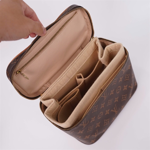 Túi LV cốp hoa nâu (PL1189) có lót form sz22 KG+