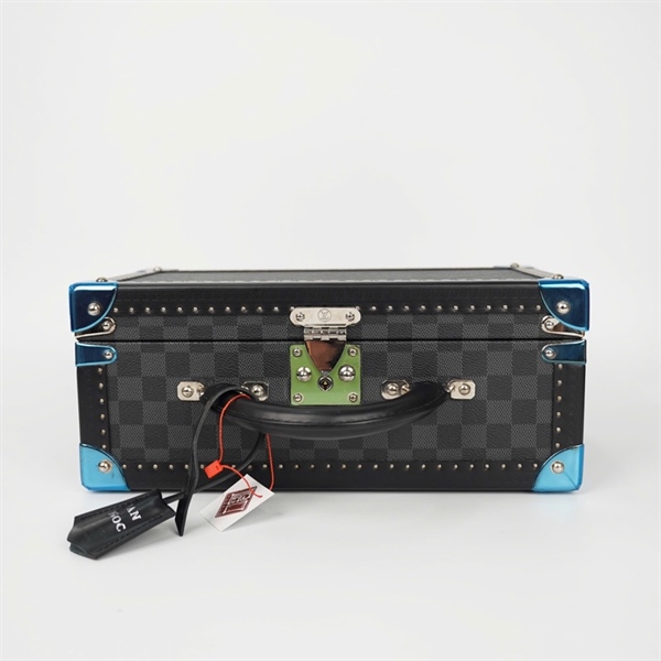 Túi LV cốp đựng đồng hồ ô vuông đen sz36 (AAS49683) KG+