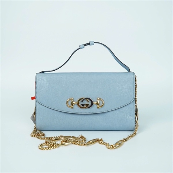 Túi GG Zumi màu xanh (520964) sz24 KG+