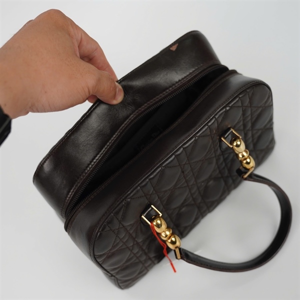 Túi Dior nâu đen (MA-0061) sz25 KG+