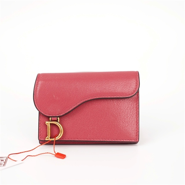 Ví Dior yên ngựa màu hồng (44MA0221) KG+
